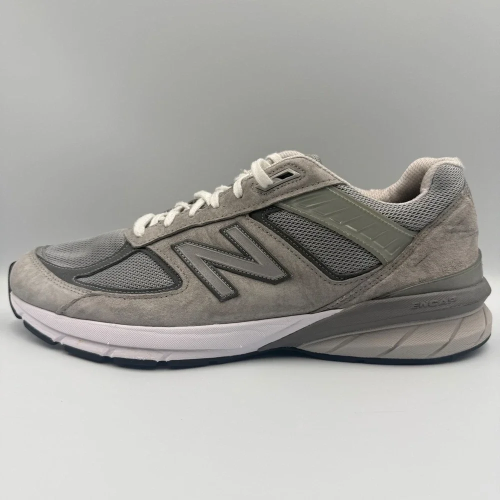 New Balance 990v5 Mens Size 123 Running Shoes Made in USA Grey M990GL5